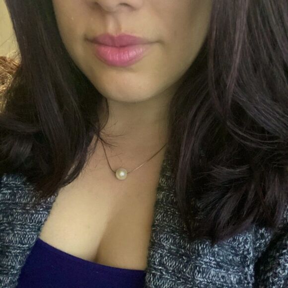 Large Costume Pearl Statement Necklace - Picture 2 of 3